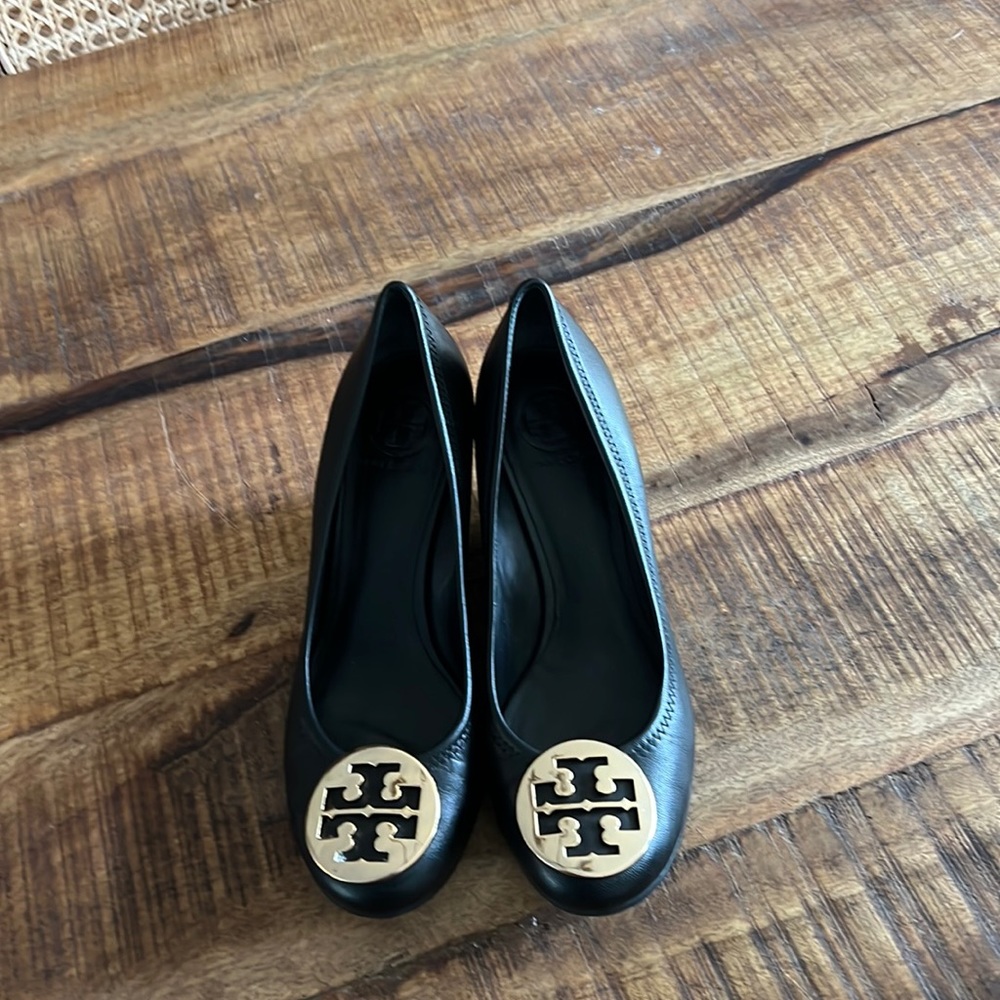 Tory Burch wedge heels, 8.5